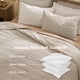 thumbnail image 2 of Juego de colcha Bedsure Queen Size, 100% algodón, color beige, 2 of 9
