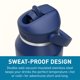 thumbnail image 5 of Botella de Agua CamelBak 1,2 L Azul Marino con Pajilla Giratoria, 5 of 8