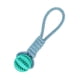 thumbnail image 4 of Pelota Para Perros Con Cuerda Juguete Interactivo Para Perros Para Comederos De Rompecabezas Juguete De Cuerda Para Perros Azul, 4 of 5