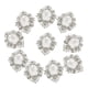 thumbnail image 1 of 10pcs oval flatback acrílico cristal rhinestone botón diy artesanía claro, 1 of 3