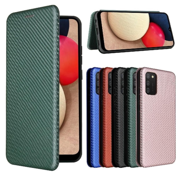 Funda Flip para FOXDOCK Samsung Galaxy A03S - Funda magnética de negocios, funda protectora delgada
