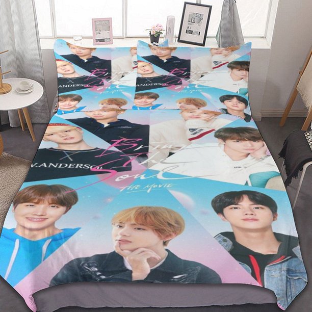 Kpop BTS Duvet Cove Bedding Set 3D Print Bedding Comforter Cover Duvet Cover