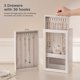 thumbnail image 4 of Organizador de Joyas Lolalet 3 Capas 30 Ganchos Blanco, 4 of 7