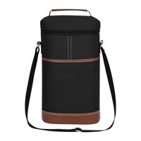 Magideal - Bolsa Para Vino, Fiambrera Resistente Al Desgaste, Práctica, Cómoda, Bolsa Térmica Para Alimentos Fríos Y Calientes, Bolsa Térmica Aislada Para El Tra Negro