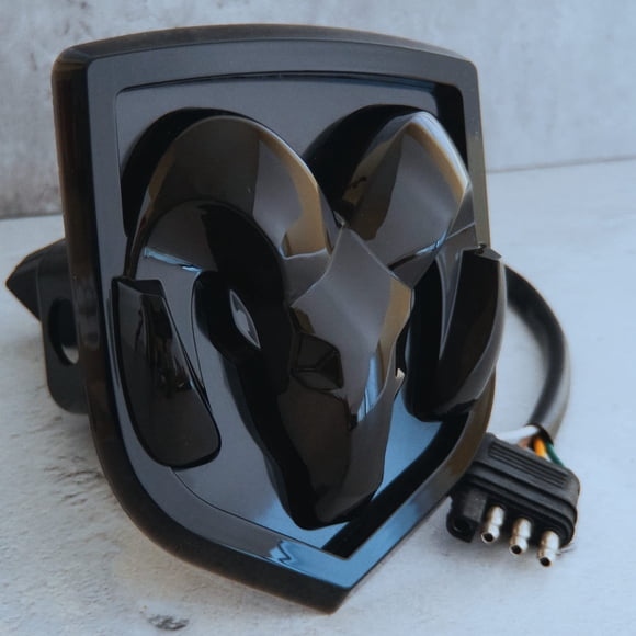 Camión Hitch Cover Autogem RAM con luz LED para 1-1/4 y 2 pulgadas