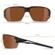 thumbnail image 5 of Gafas de seguridad EDGE Pumori Polarized Z87 ajustables, 5 of 6