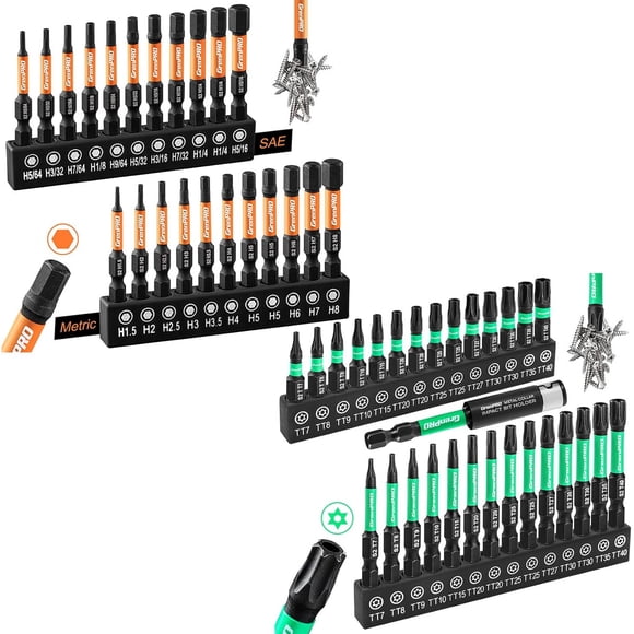 Set Puntas Allen Torx GrenPRO 51 Piezas Acero S2