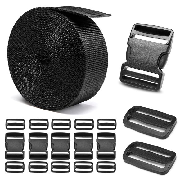 Juego de hebillas y correas BEYOURD 2 Heavy-Duty, paquete de 6 unidades, 2 pulgadas