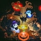 thumbnail image 1 of Árbol muerto de Halloween de 8 pies con fantasma blanco, calabaza y búho. Decoración inflable de jardín con luces LED incorporadas para día festivo/fiesta/jardín/patio. Descuento, 1 of 3
