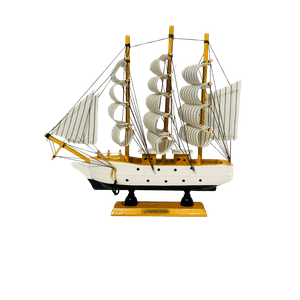 Decostilo - Adorno: Barco Velero De Madera 23Cm
