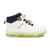 Zapatilla Niño Bubblegummers Nate Blanco - Azul Marino