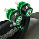 thumbnail image 2 of Bobinas deslizantes con brazo oscilante para motocicleta para Kawasaki Z800 Z1000, 2 of 7