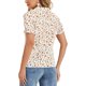 thumbnail image 3 of INSPIRE CHIC Camisa de Mujer con Cuello Peter Pan, Botones, Mangas Abullonadas y Estampado para Regreso a Clases, Naranja Talla L, 3 of 5