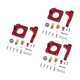 thumbnail image 1 of Extrusora Extrusora Roja Izquierda 3x MK8 Para Ender 3 CR10 CR10S PRO CR8 CR7, 1 of 5
