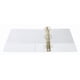 thumbnail image 2 of Carpeta escolar School Smart de polipropileno con anillas redondas de 3 pulgadas, blanca, 2 of 2