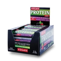 Revitta Wellness - 16 Barritas Proteína Vegetal/Veganas Vegan Protein Bar Frutos Del Bosque 45 Grs.
