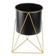 thumbnail image 5 of Maceta De Metal Para Macetas Suculentas, Soporte Para Plantas, Estilo Nórdico, Negro L, 5 of 5