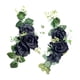 thumbnail image 1 of 2 Piezas Berizos De Flores Artificiales Garlands Florales Para La Puerta Delantera Para Centros De Mesa Negro, 1 of 5