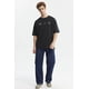 thumbnail image 4 of Polera Hombre Oversize Doble Línea Negro, 4 of 4