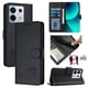thumbnail image 5 of Funda tipo cartera FOXDOCK para Xiaomi Redmi Note 13 Pro 5G con soporte, ranuras, RFID, diseño de gato, 5 of 5