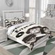 thumbnail image 1 of 3pcs Retro SturnioLo Trio Music Poster Theme Printed Bedding Set Soft, 1 of 5
