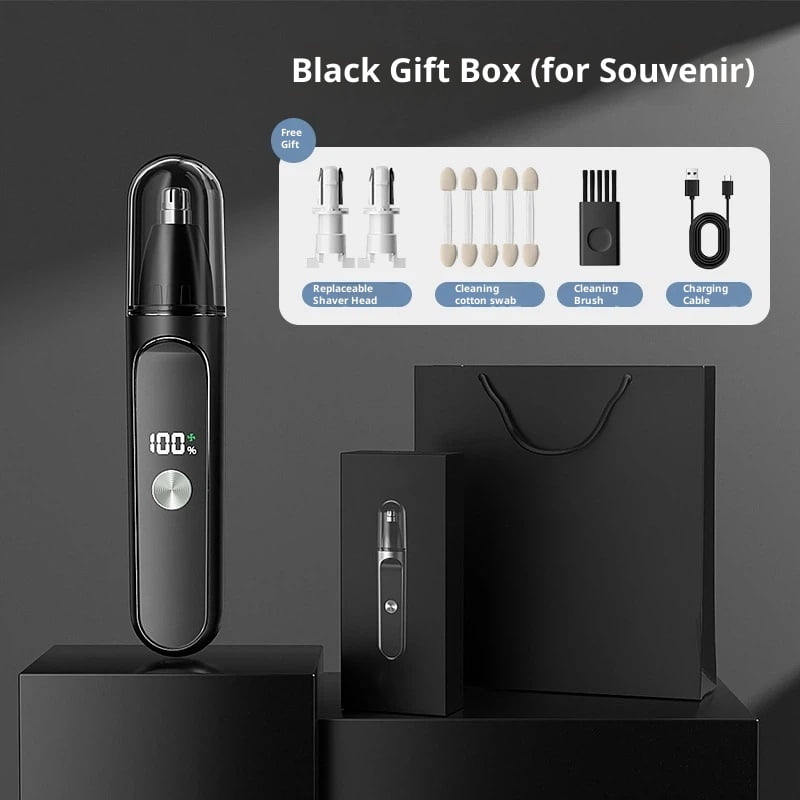 Xusx111 - Cortadora De Pelo De Nariz Para Hombres Y Mujeres- 2025 Cortadora De Pelo De Cejas Y Faciales Profesionales Indolores Para Hombres Y Mujeres, Cortadora De Fuente De Alimentación Tipo-c Con C