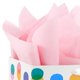 thumbnail image 5 of Bolsa de regalo Hallmark 33 cm rosa/amarilla con puntos de foil, 5 of 6