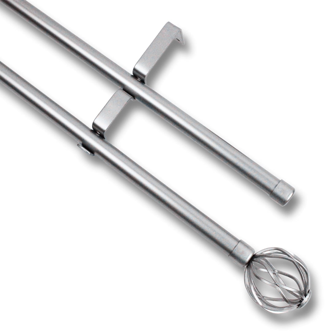 Barras De Cortina 19mm Extensibles Metálicas 120-210 Cm Guiza