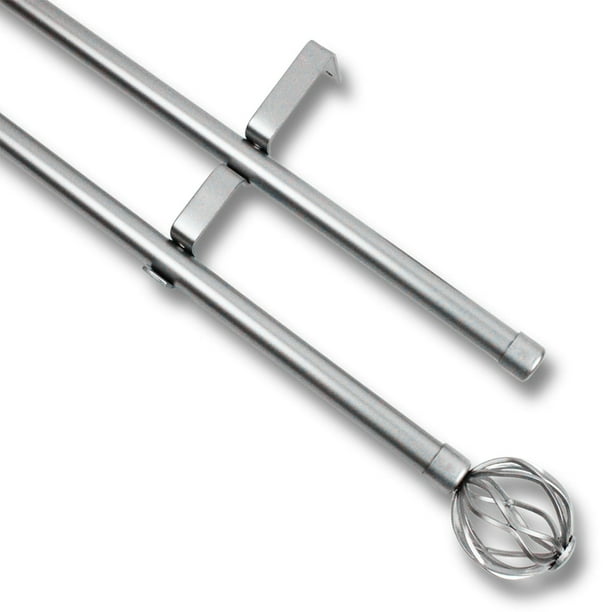 Barras De Cortina 19mm Extensibles Metálicas 120-210 Cm Guiza