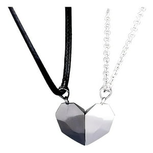 Genérico - Collar De Pareja Magnético Regalo Corazon