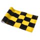 thumbnail image 4 of Golf Practicando Entrenamiento Nylon Putting Green A Cuadros Bandera Amarillo + Negro, 4 of 5