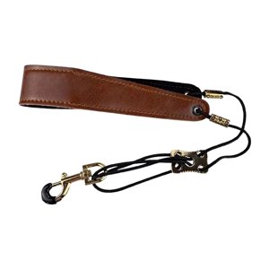Magideal - Correa De Saxofón, Correa Para El Cuello De Saxofón, Longitud Ajustable, Arnés Transpirable, Pu Cómoda, Amantes De La Música, Se Adapta A La Mayoría D Marrón
