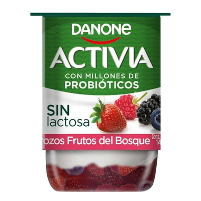 Yoghurt Con Probiótico Sabor Frutos Del Bosque Pote 140 G Activia