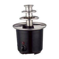 Magideal - Fuente De Fondue Máquina De Fusión Eléctrica De 3 Niveles Mini Olla De Fondue Caliente En Casa Para Queso Nacho,