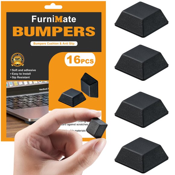 Almohadillas de goma FURNIMATE 2 cm × 0,8 cm 16 piezas autoadhesivas