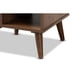 thumbnail image 4 of Mesa auxiliar Baxton Studio Sami Wood Brown con 3 estantes, 4 of 7