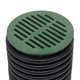 thumbnail image 4 of Cubierta de desagüe NDS con rejilla redonda de 6 pulgadas para césped pequeño, color verde, 4 of 7