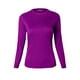 thumbnail image 1 of Polera Dry Fit Manga Larga Femenina Morado Talla S, 1 of 3