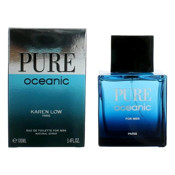 Pure Oceanic de Karen Low, 3.4 oz Spray EDT para Hombre