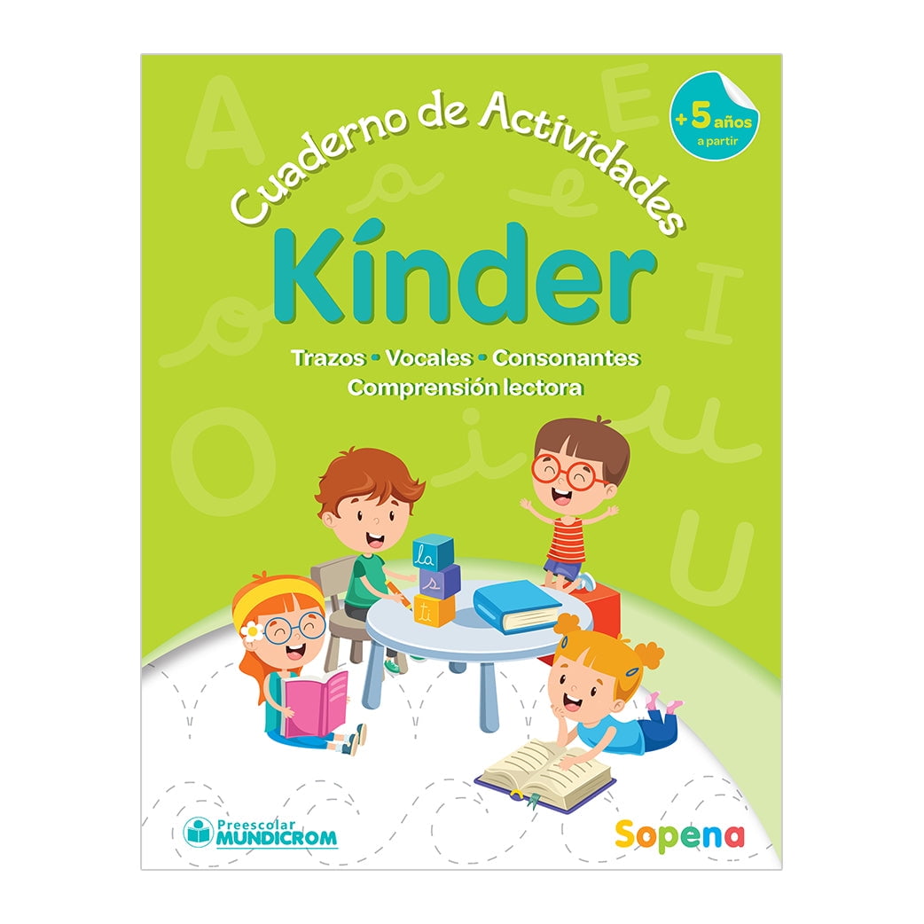 Mundicrom - Cuaderno De Actividades Y Caligrafía Kinder
