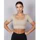 thumbnail image 1 of Top Camiseta Deportiva Mujer Manga Corta Acanalado, 1 of 4