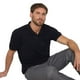 thumbnail image 1 of Polera Hombre Piqué Bolsillo Negro Corona, 1 of 5