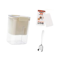 Magideal - Colador De Yogur Colador De Alimentos Con Temporizador Malla Fina Con Cuchara 1,6 L Herramienta Para Yogur Casero Fácil De Limpiar Máquina Para Hacer