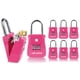 thumbnail image 1 of Caja para llaves Lion Locks 1500 Code Outdoor con capacidad para 5 llaves, color rosa, 1 of 8