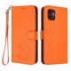 thumbnail image 1 of Carcasa Billetera de Cuero Sintético para Samsung Galaxy Xcover 7 Pro, Naranja, 1 of 6