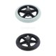 thumbnail image 4 of 2x Reemplazo De Silla De Ruedas ABS Rueda Delantera 5/16 "Suministros Para Sillas De Ruedas Giratorias, 4 of 5