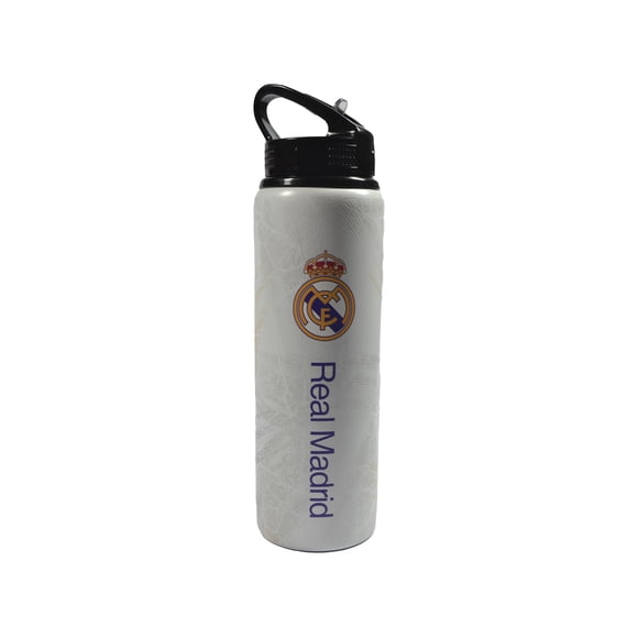 Botella Hy-Pro 750 ml con Pajita Plegable a Prueba de Fugas – Real Madrid CF