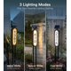 thumbnail image 4 of Letrero de Dirección PASAMIC Solar Iluminado Impermeable Negro, 4 of 7