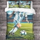 thumbnail image 3 of DSJackson Lionel Messi Premium Duvet Cover Set with Hidden Zipper Closure - Microfiber Bedding Set with 3D Print And Pillowcases - Perfect for Boys And Girls King, 3 of 3