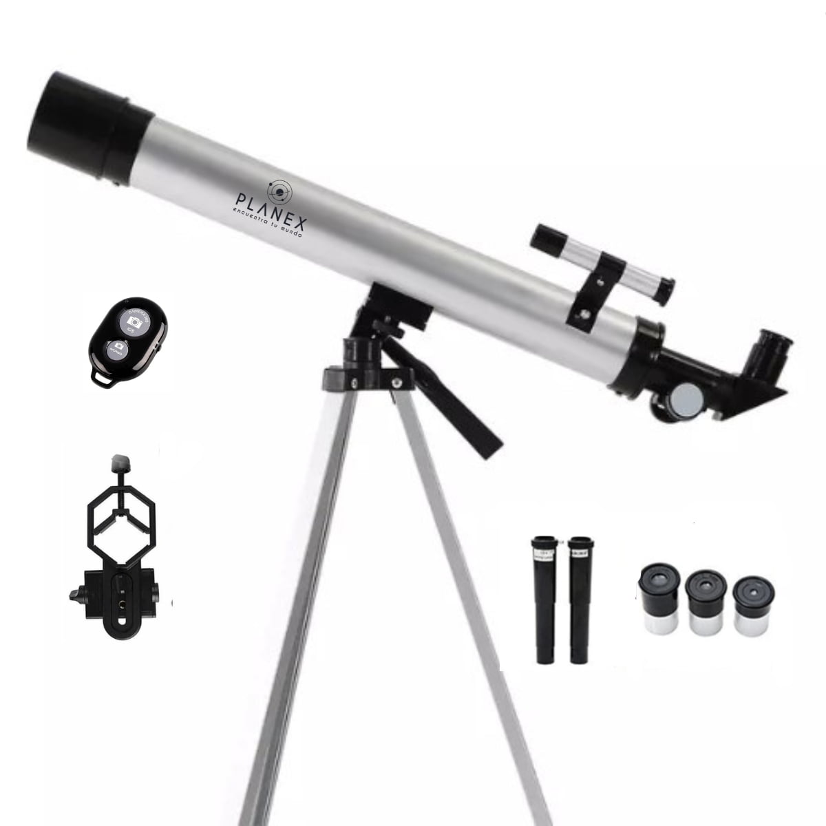Telescopio Astronómico Monocular F70060 Planex + Soporte